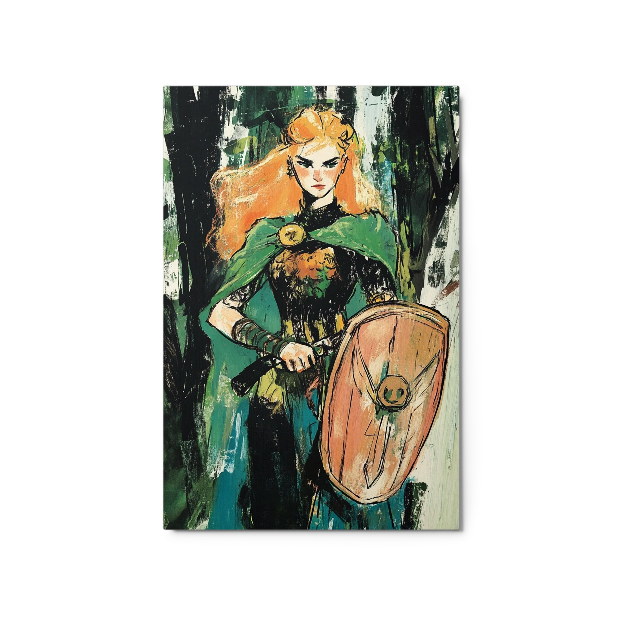 Fierce Woman Warrior Artwork