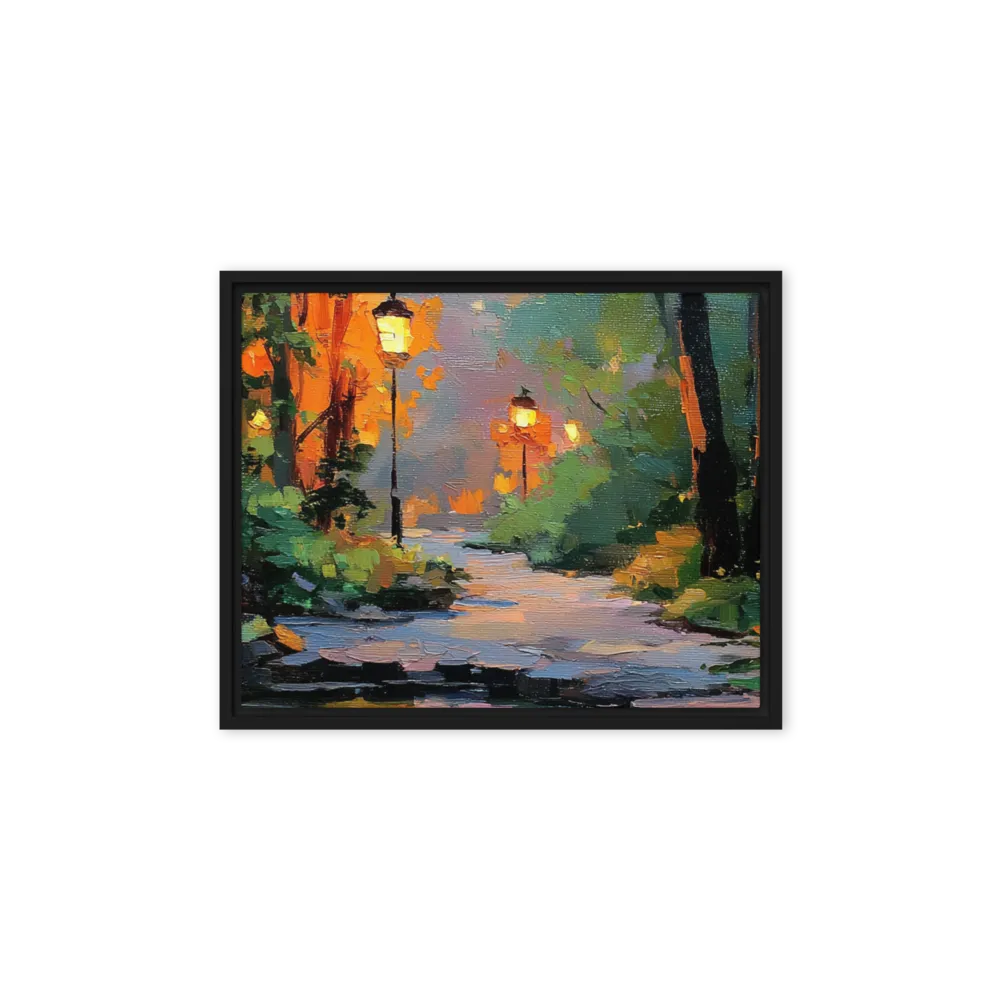 Autumn Path Reflections 
 Metal Print | 16″x 20″