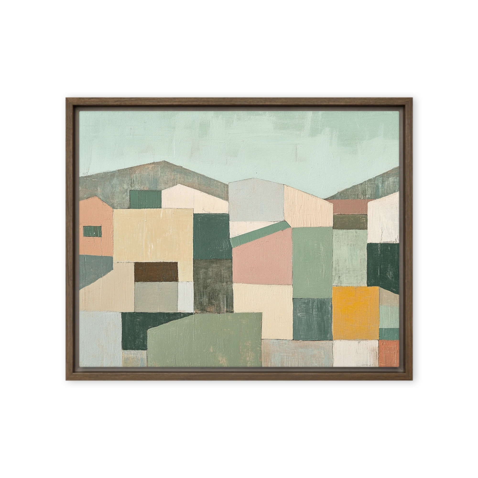 Muted Blocks Townscape