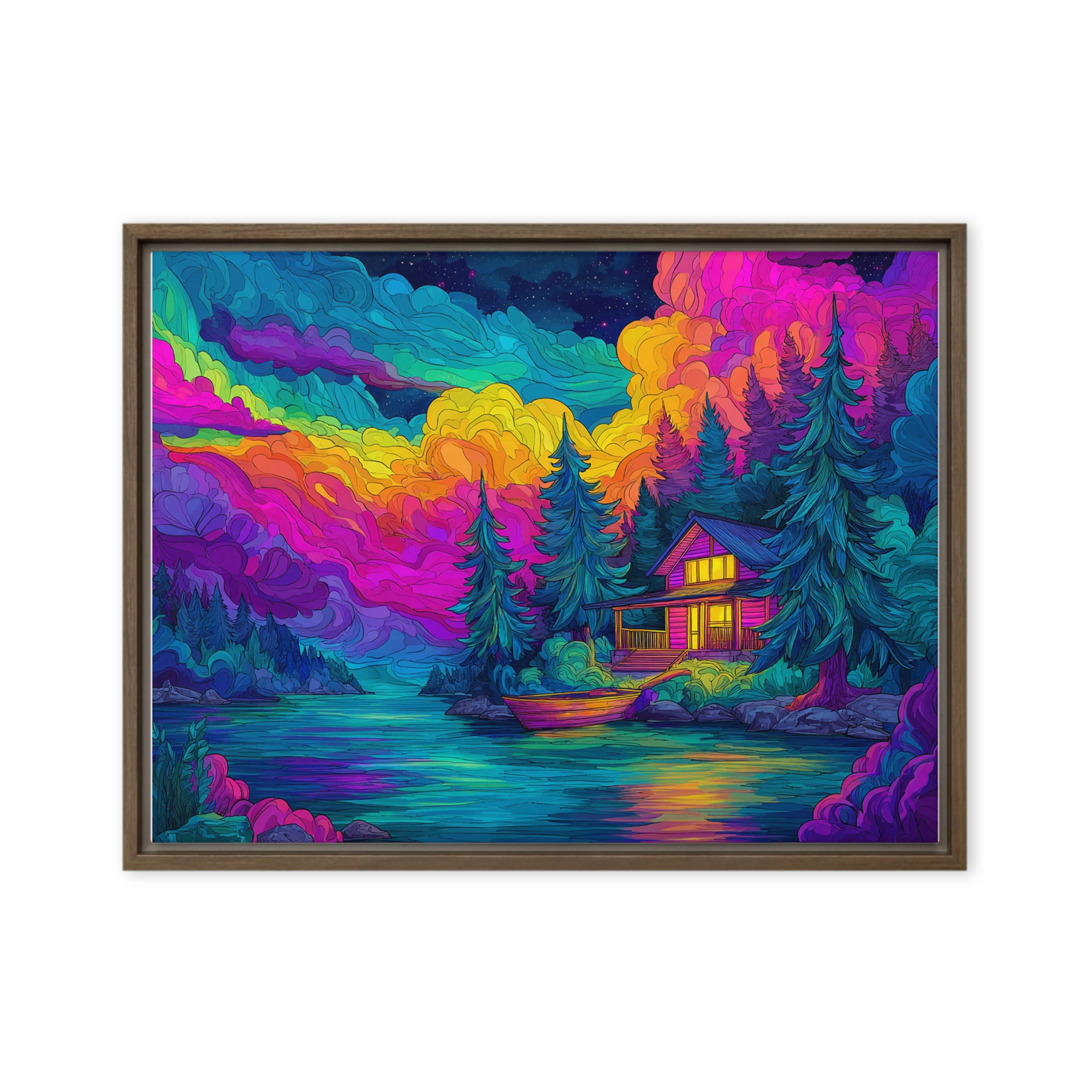 Neon Lake Cabin