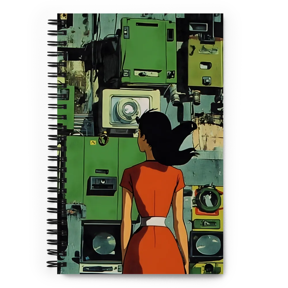 Gaze into the Circuitry 
 Spiral Notebook | 140 pages
