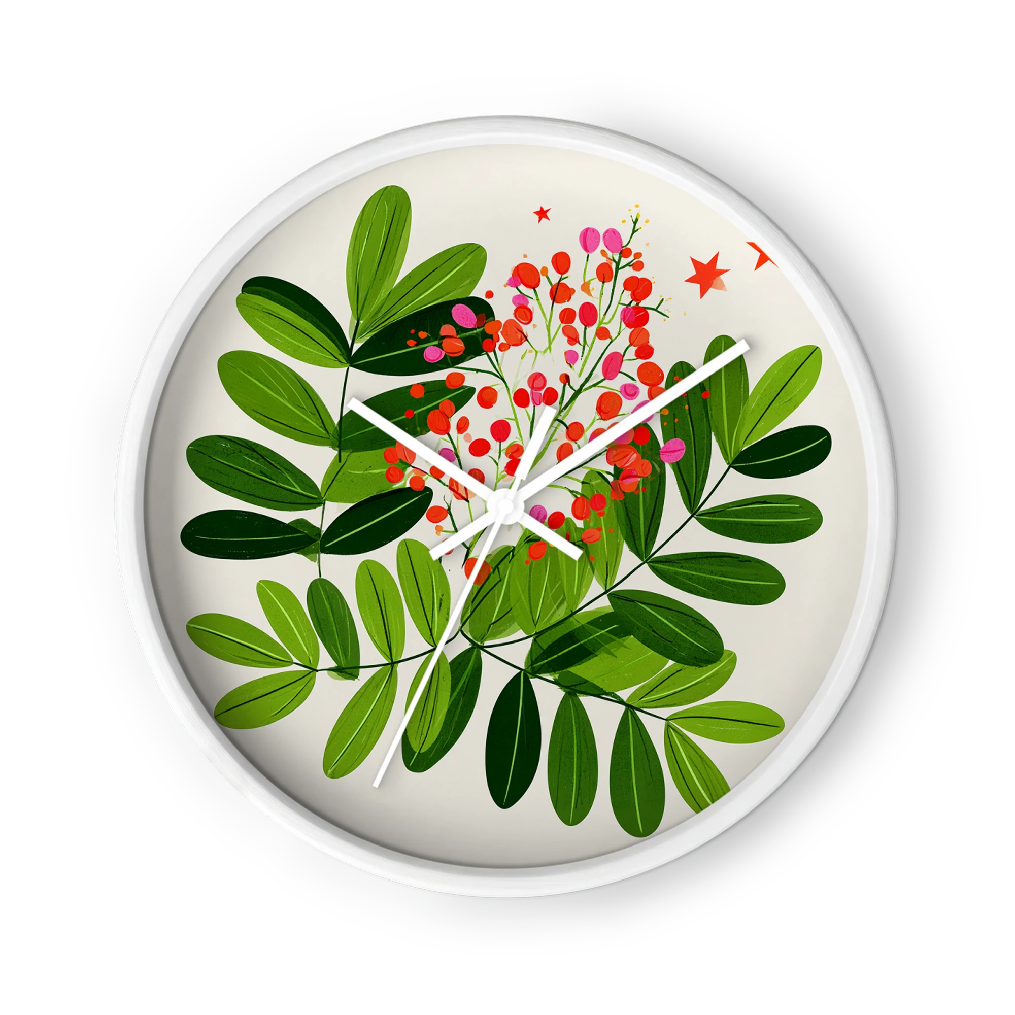 Red Berries and Green Leaves