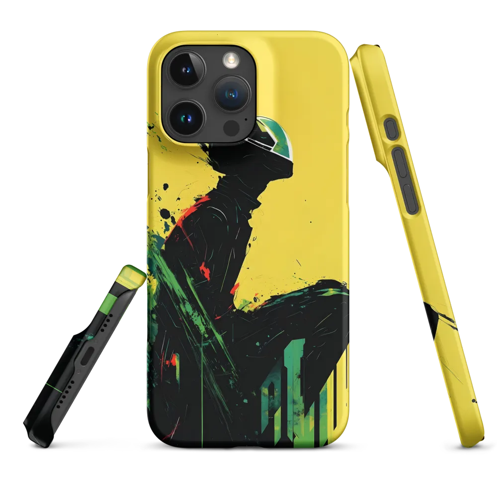 Motorcycle Racer Illustration | Phone Case