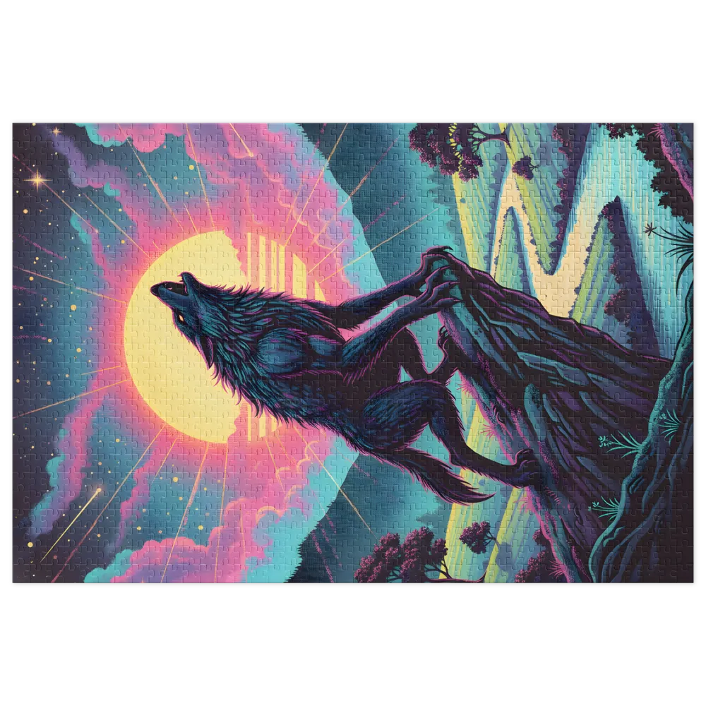 Neon Howl | Jigsaw Puzzles