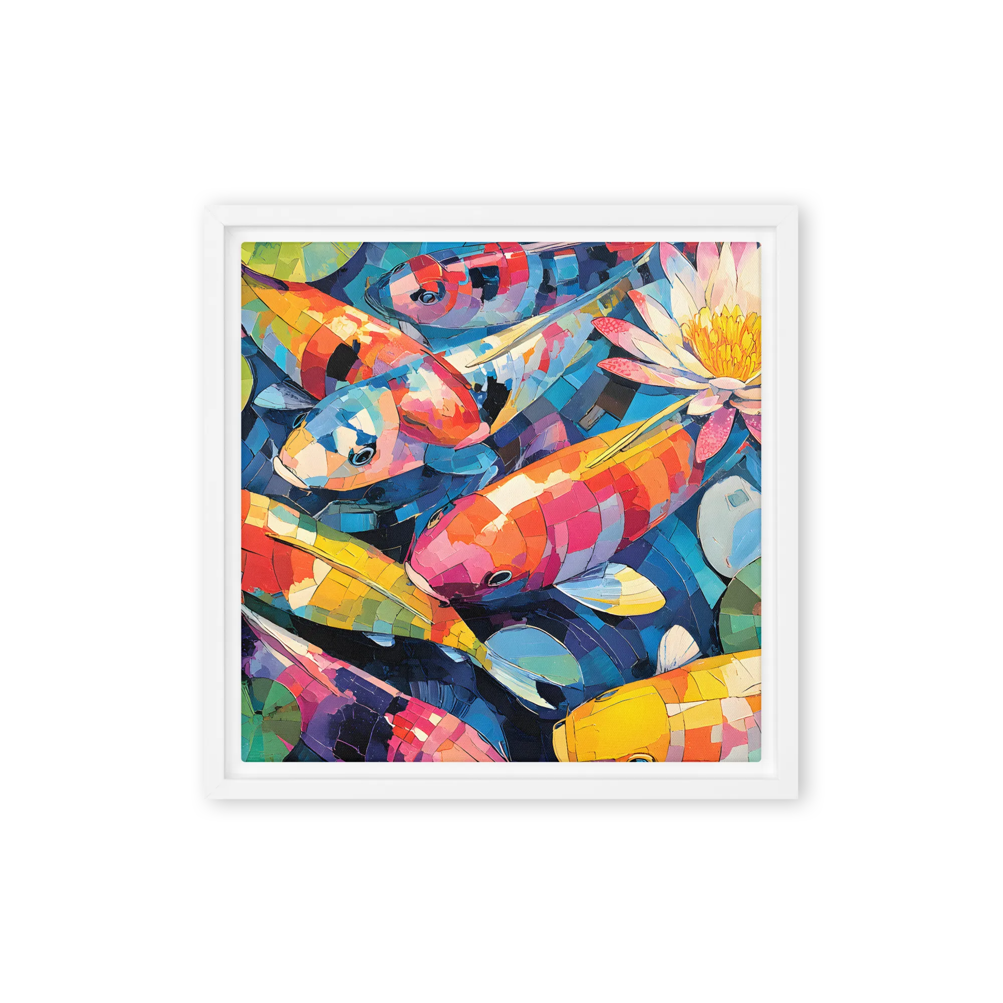 Colorful Koi Pond