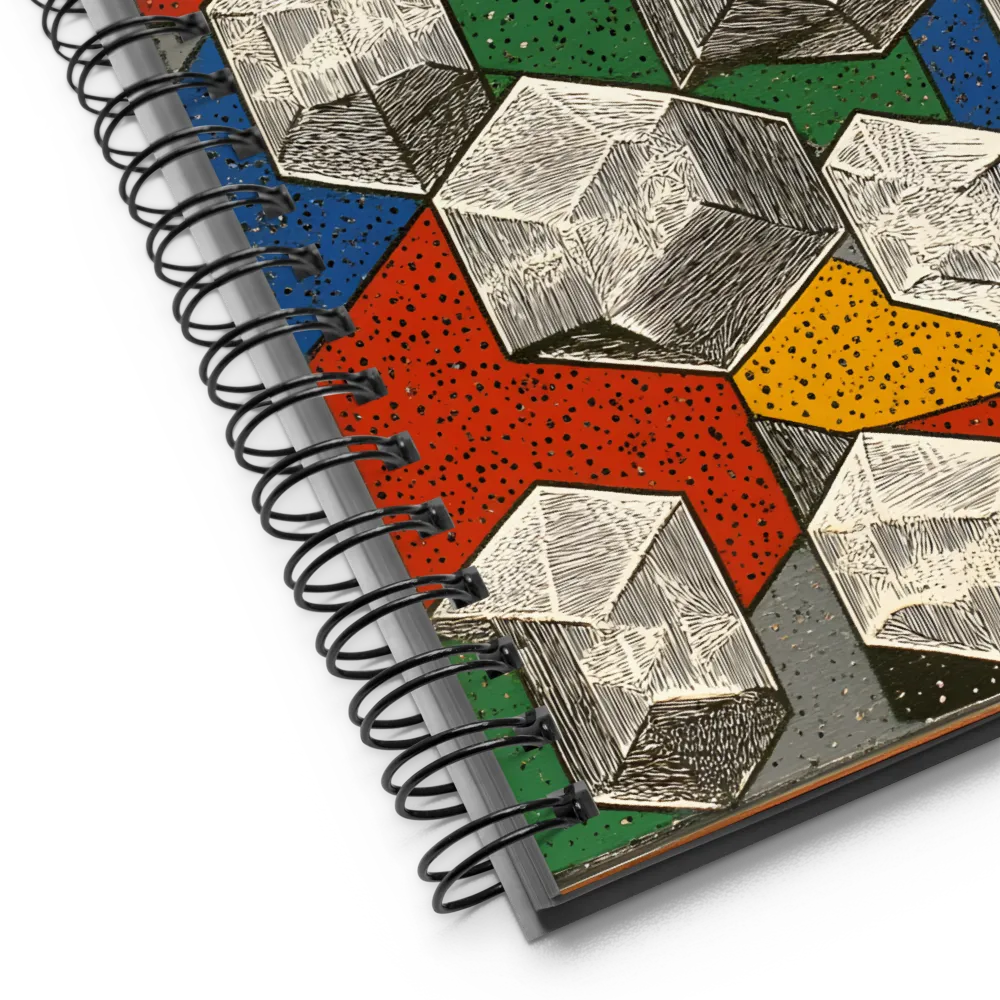 Fragmented Geometry 
 Spiral Notebook | 140 pages