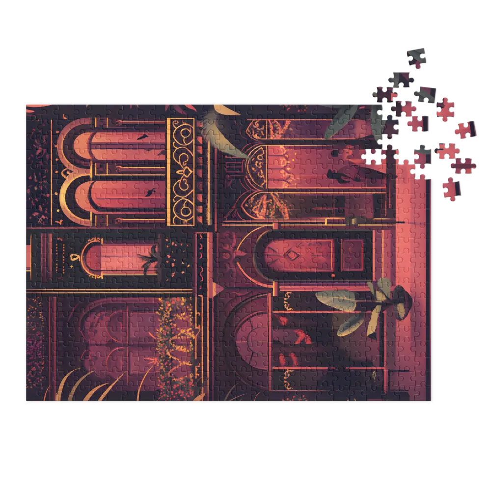 Nocturnal Glow 
 Jigsaw Puzzle in Tin Box