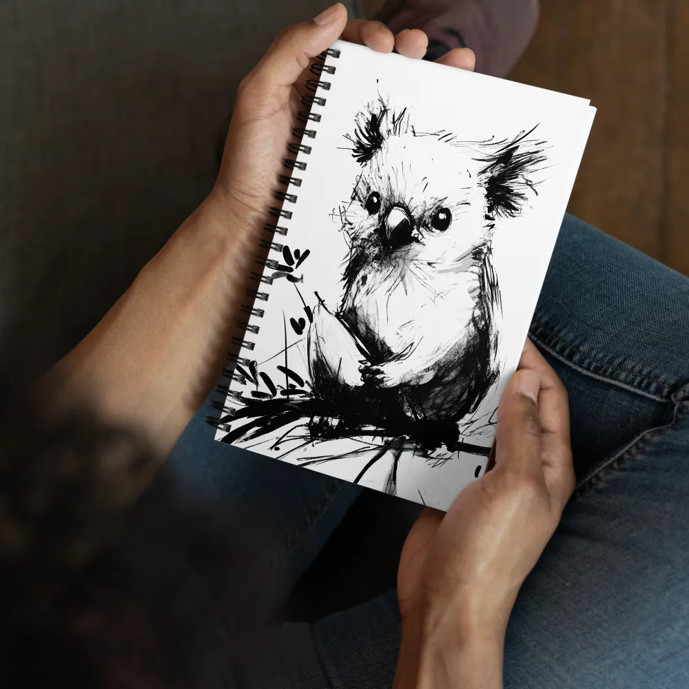 Whimsical Koala in Ink