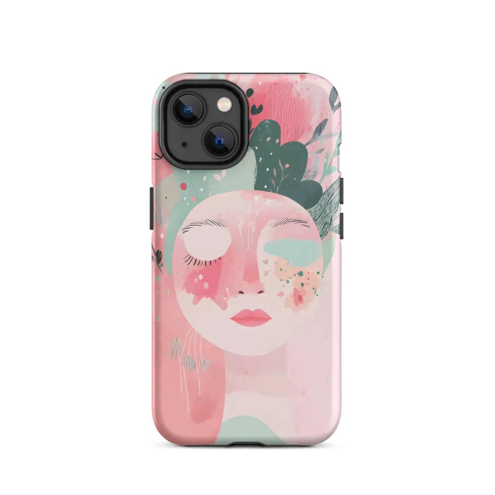 Stylized Floral Portrait | Phone Case