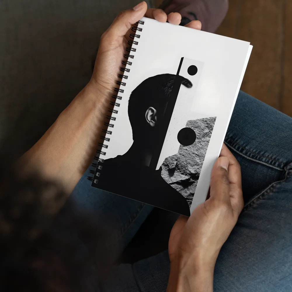 Abstract Brutalist Form 
 Spiral Notebook | 140 pages