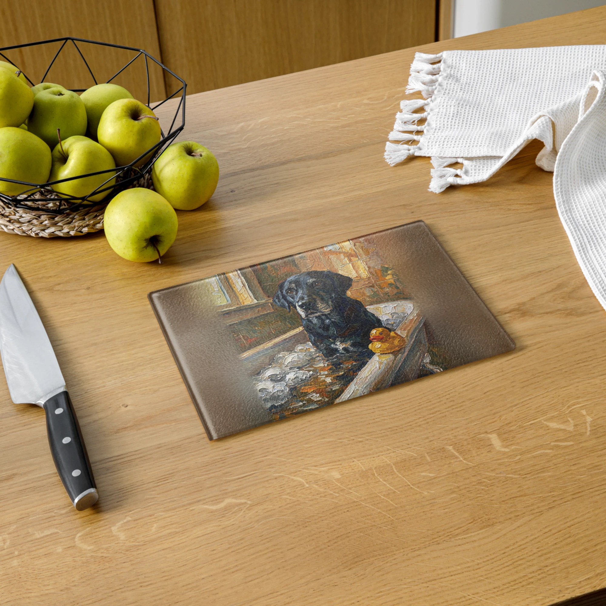 Pet Portrait Cutting Board — Impasto