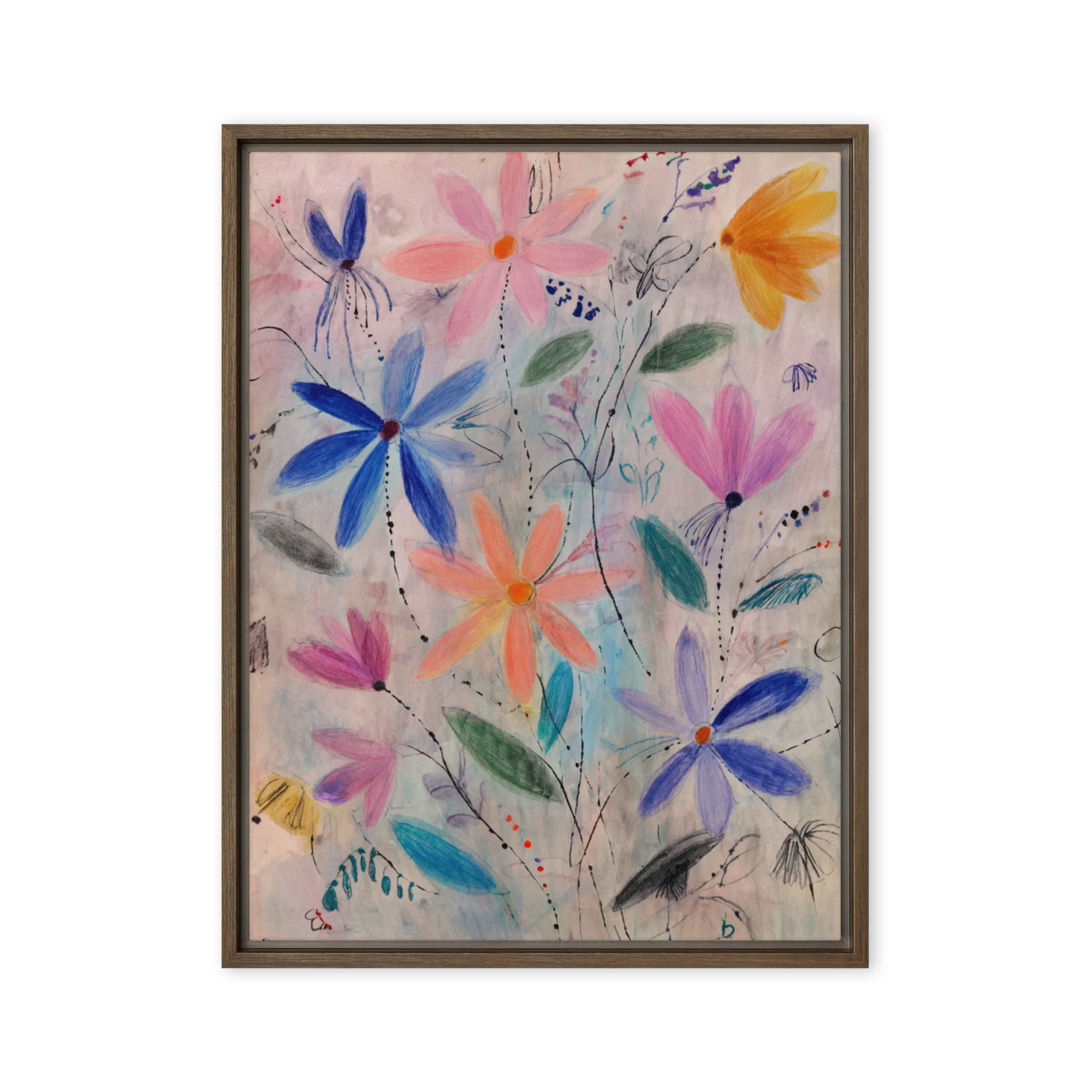 The Storybook Layer — Crayon on wash
