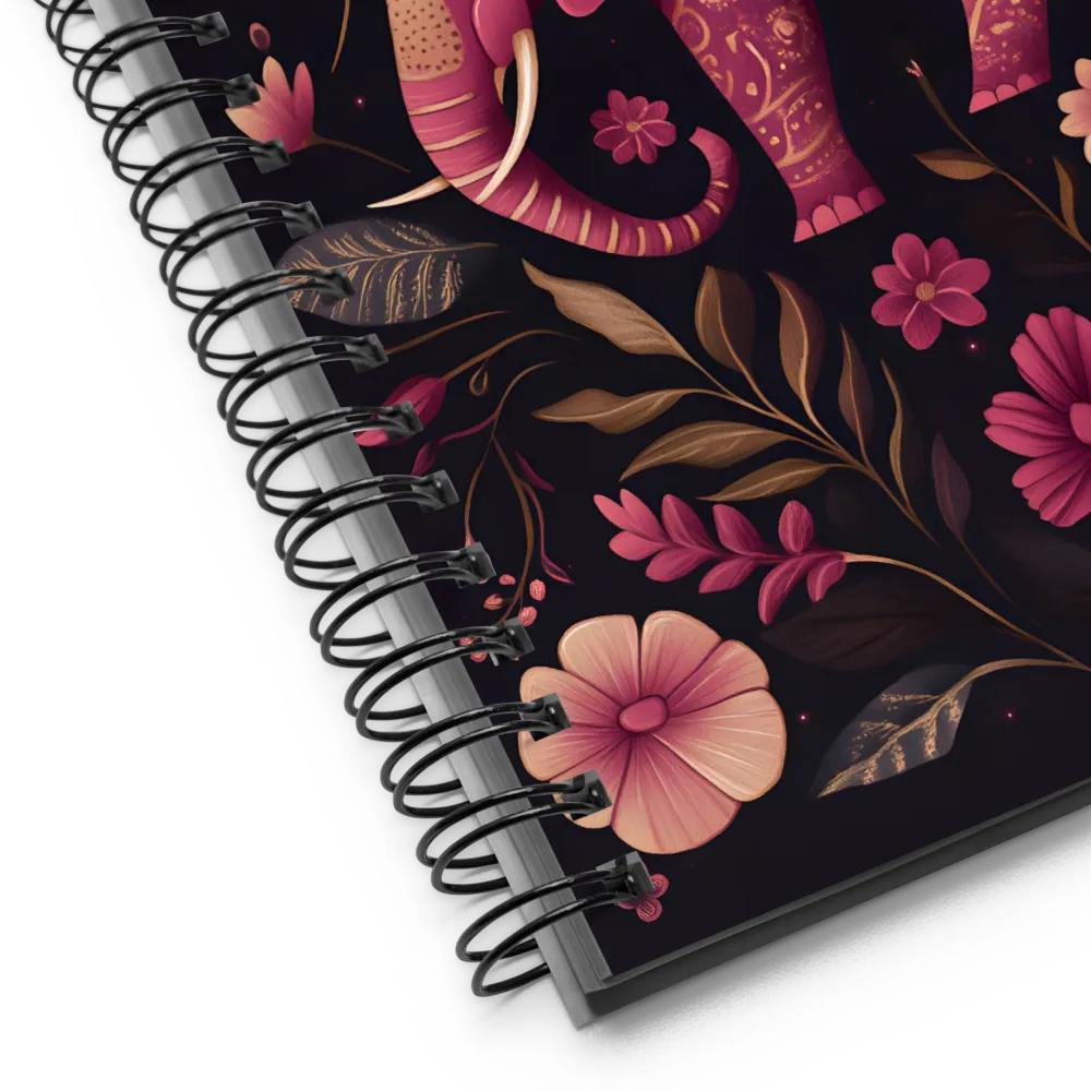 Elephant in Bloom 
 Spiral Notebook | 140 pages
