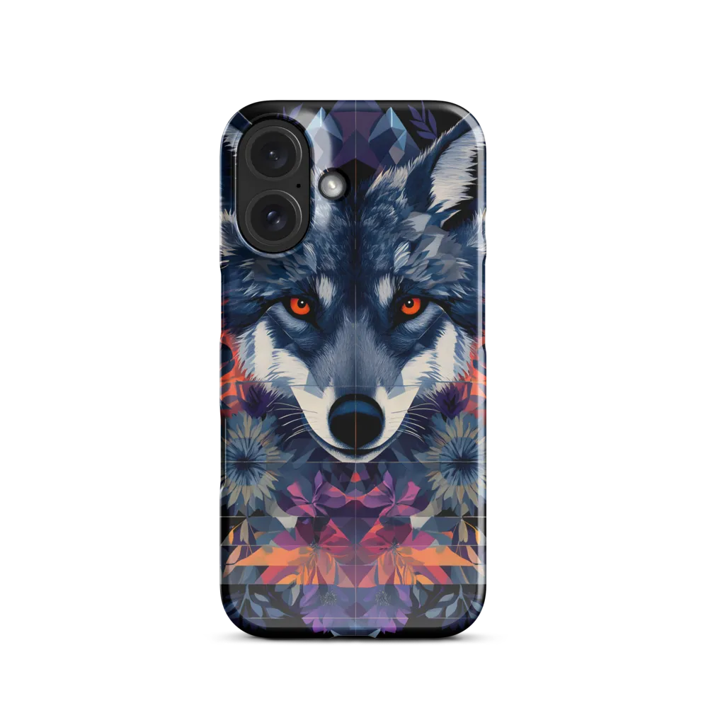 Geometric Wolf Portrait 
 iPhone 14 Pro | Tough Case