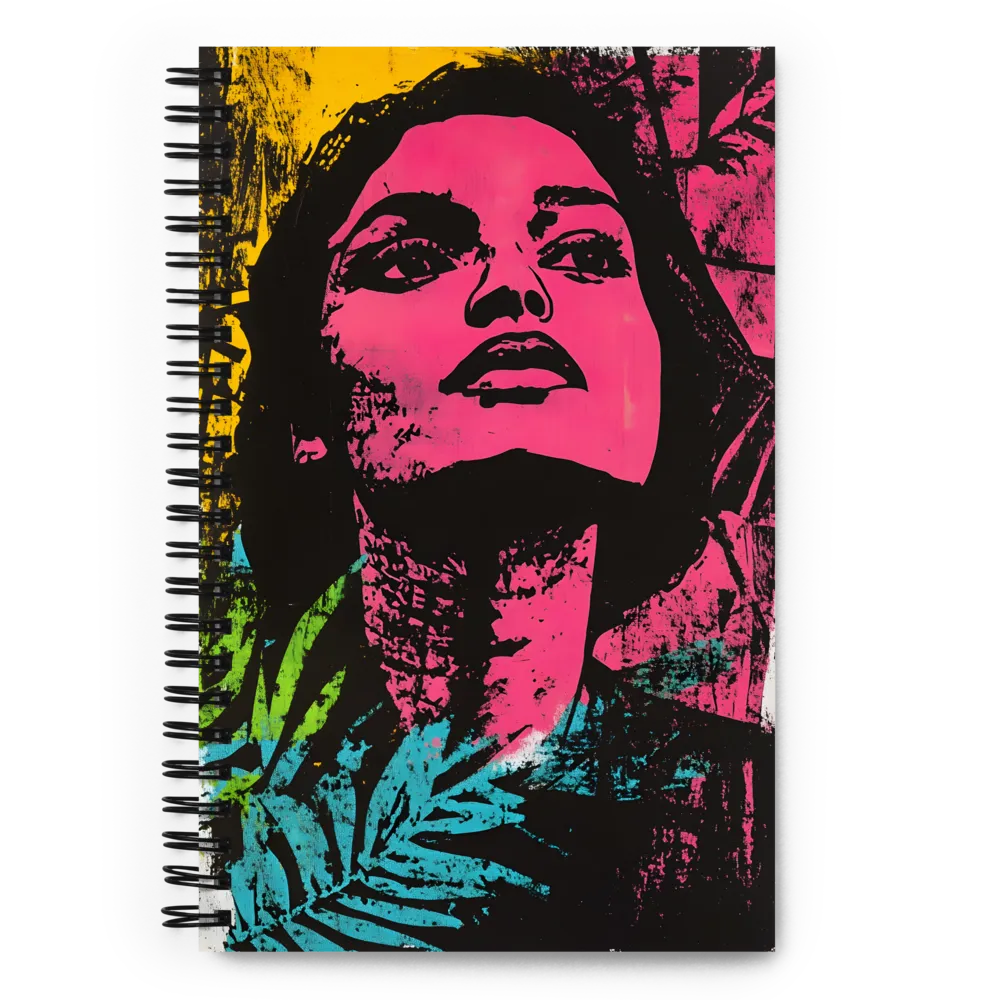 Neo Pop Portrait 
 Spiral Notebook | 140 pages