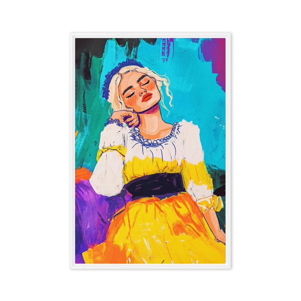 Expressive Woman Portrait | Art Print