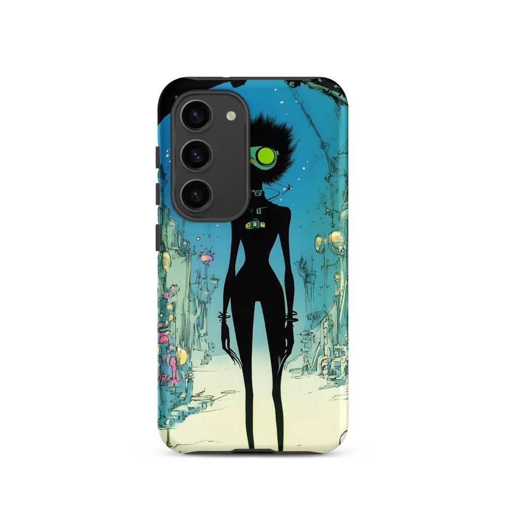 Surreal Futuristic Character Illustration | Phone Case