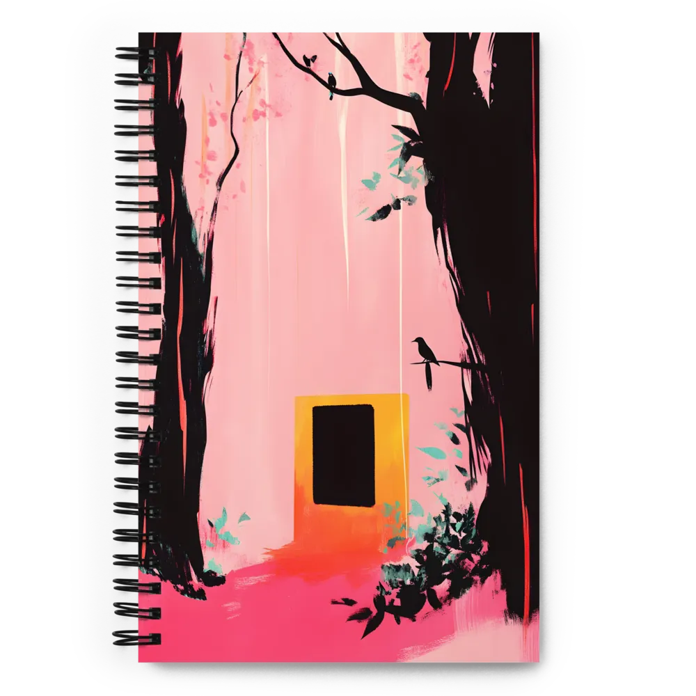 Surreal Forest Gate 
 Spiral Notebook | 140 pages