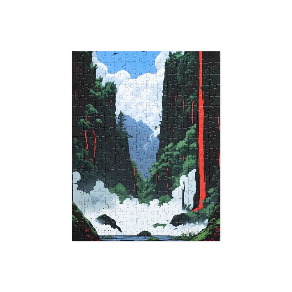 Volcanic Gorge Revelation 
 Jigsaw Puzzle