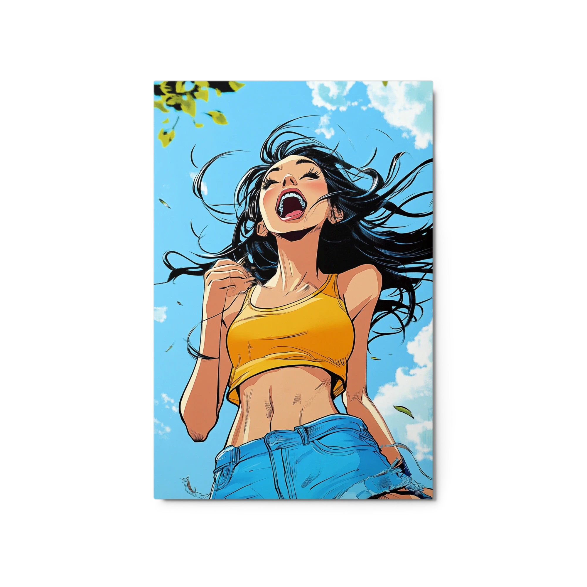 Joyful Woman Outdoors