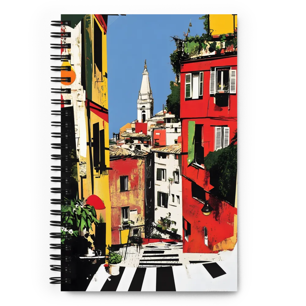 Mediterranean Cityscape 
 Spiral Notebook | 140 pages