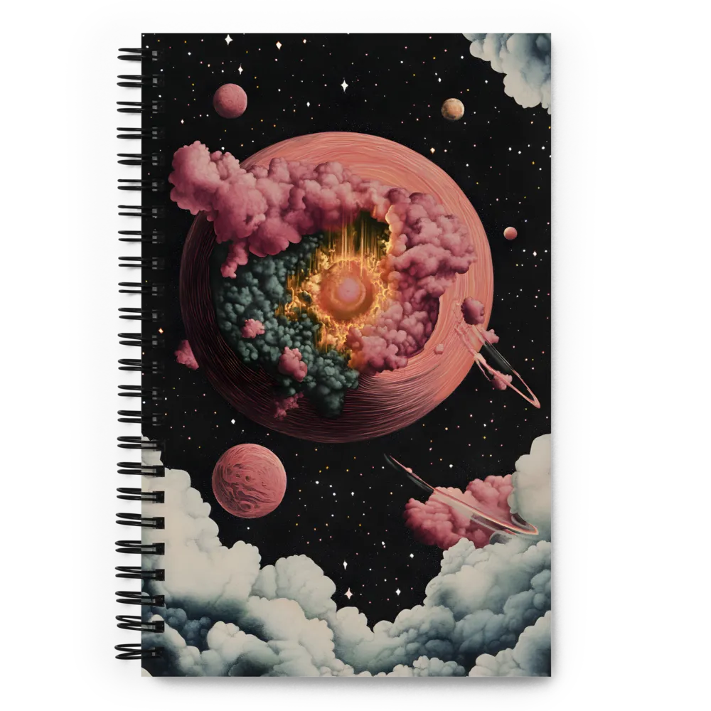Cosmic Eruption 
 Spiral Notebook | 140 pages