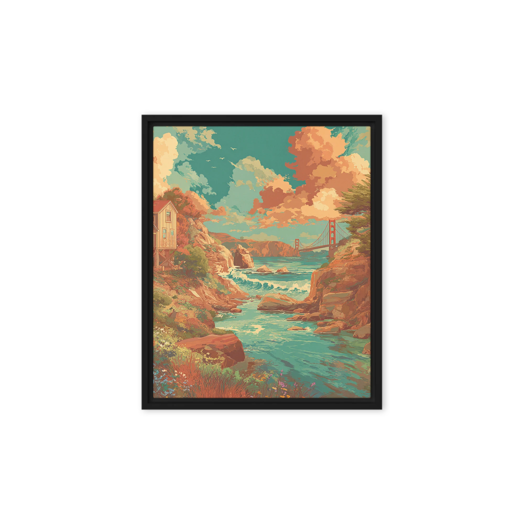 Golden Gate Coastline Reverie | Art Print