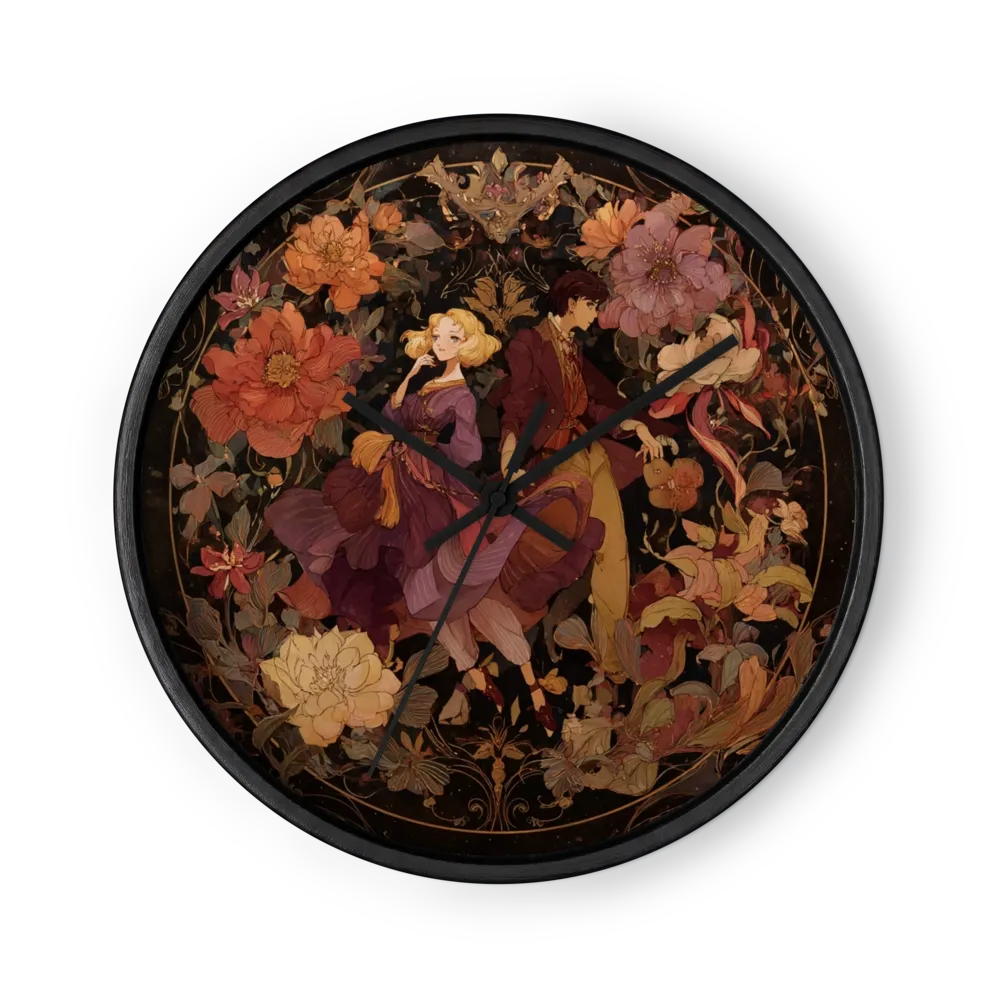 Art Nouveau Lovers | Wall Clock
