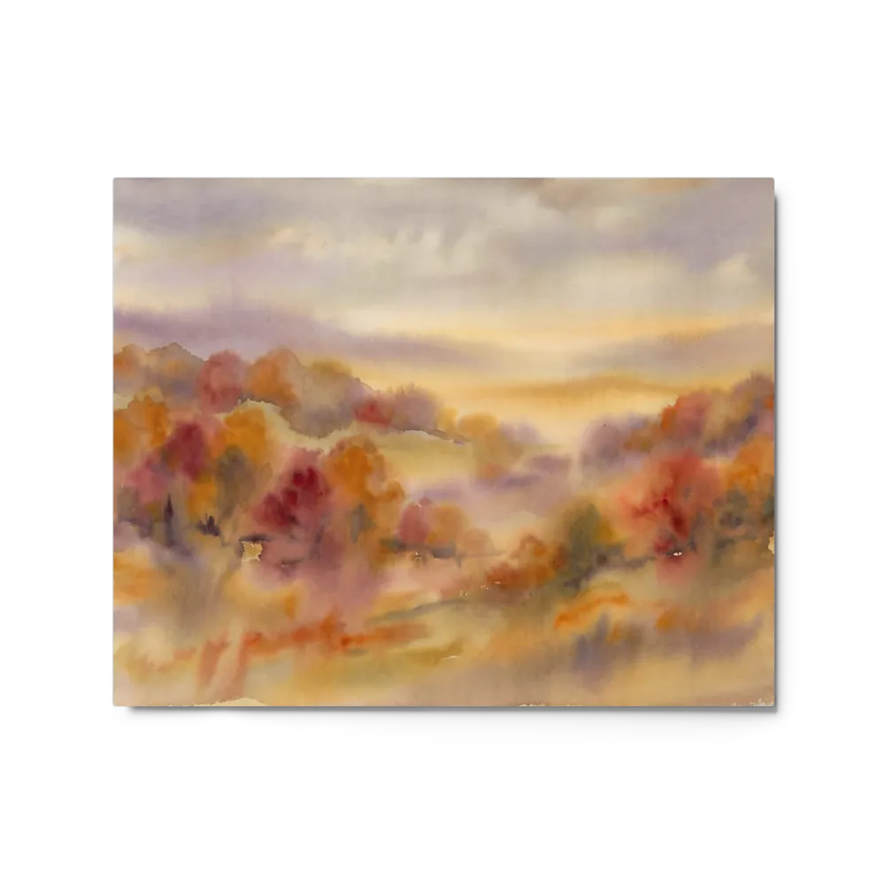 Autumnal Whispers 
 Poster with White Frame | 12″x 16″