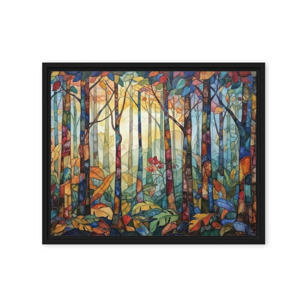Stained Glass Forest Canopy