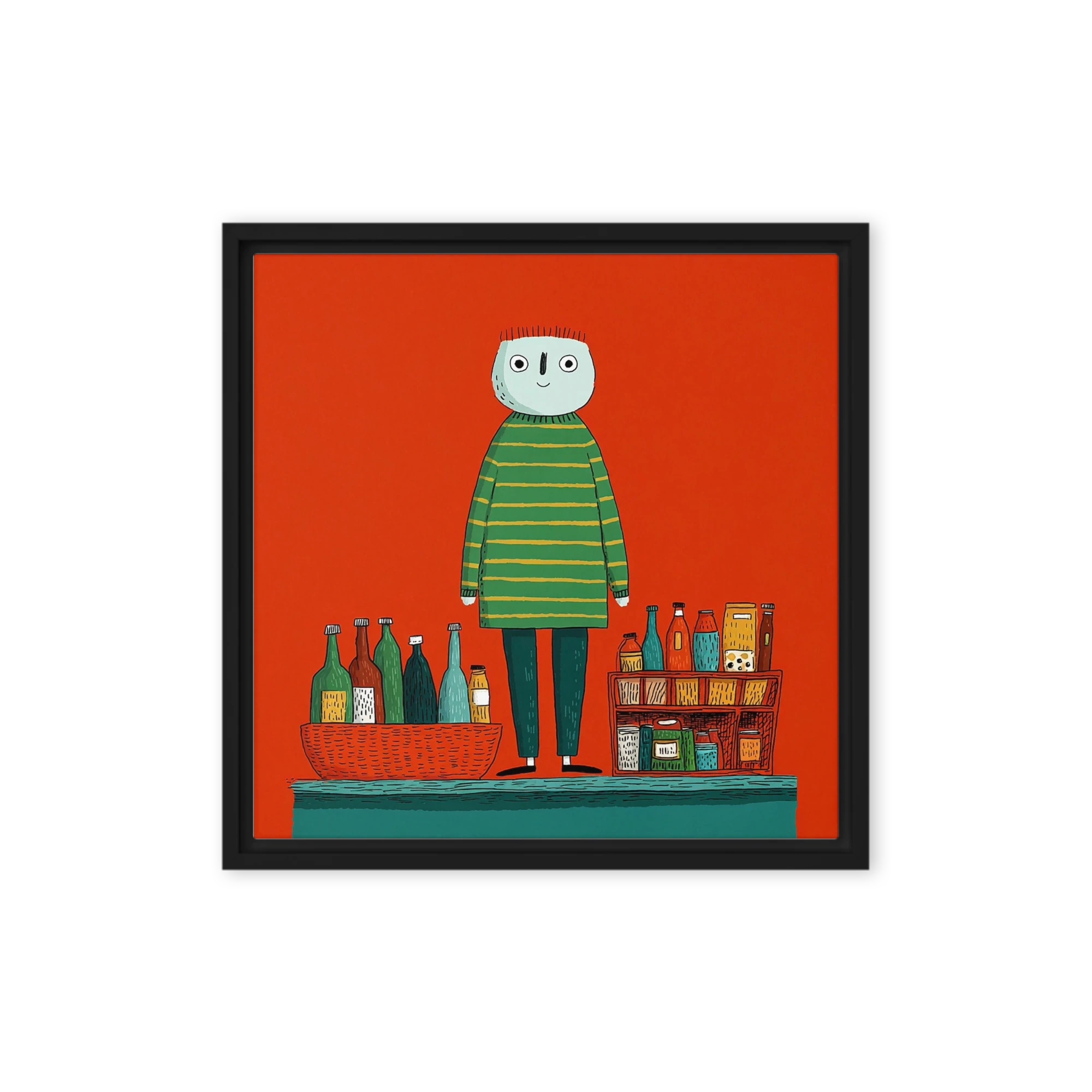 The Bottle Collector | Art Print