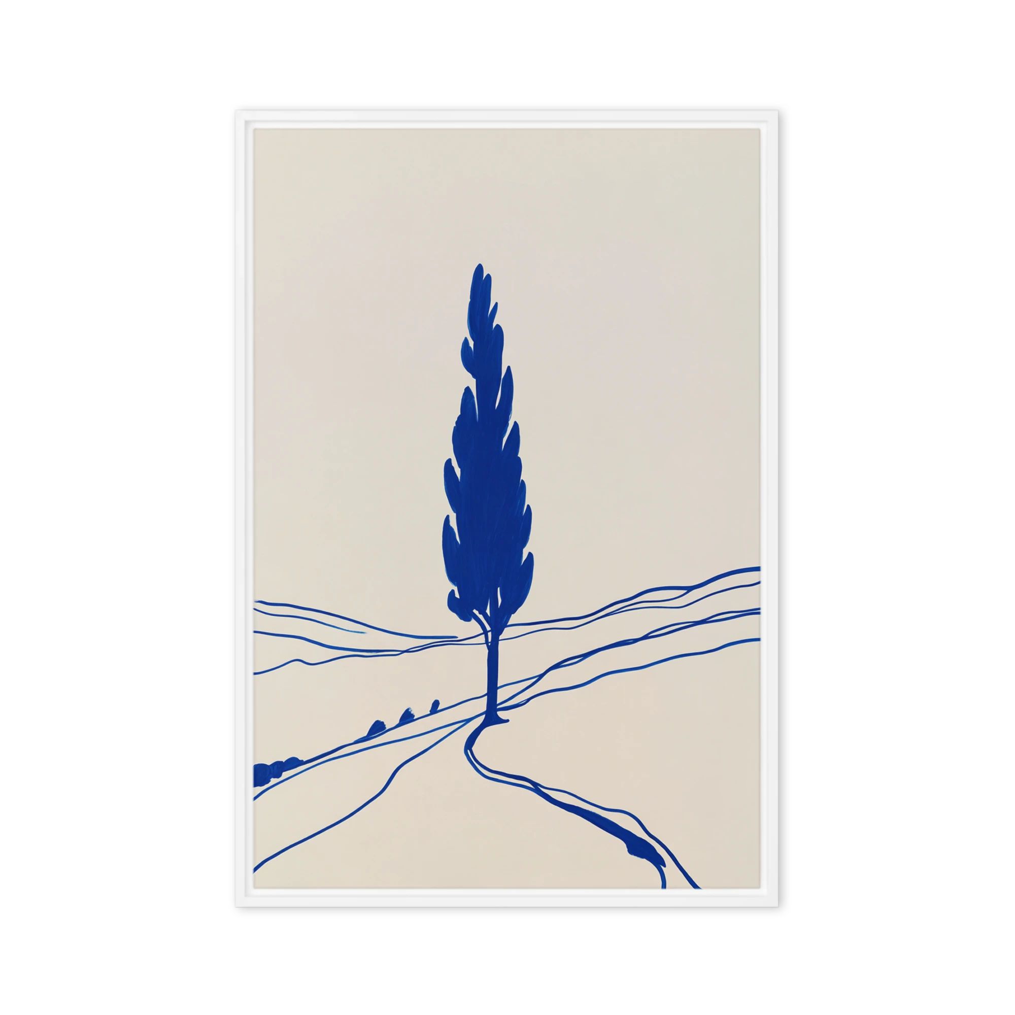 Blue Cypress Hill | Art Print
