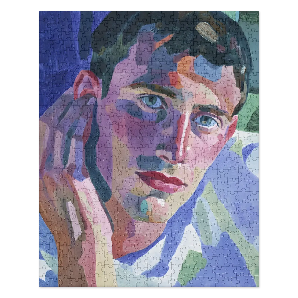 Portrait of Vivid Emotion 
 Jigsaw Puzzle in Tin Box