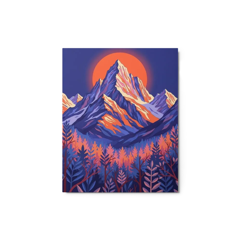 Twilight Mountain Forest | Art Print