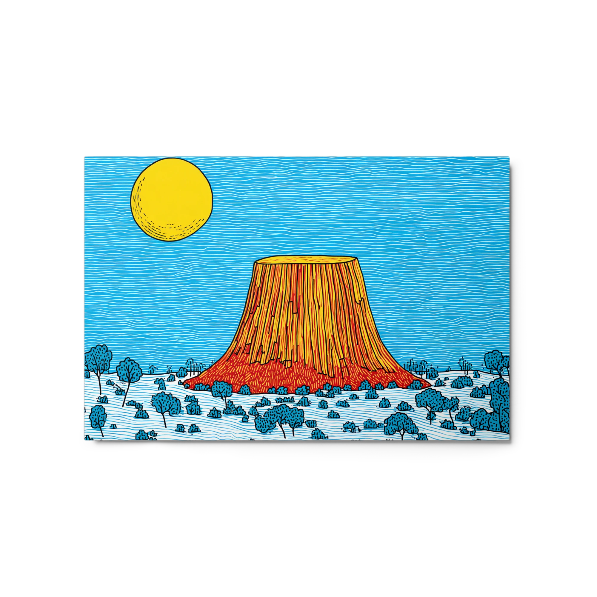 The Golden Butte | Art Print