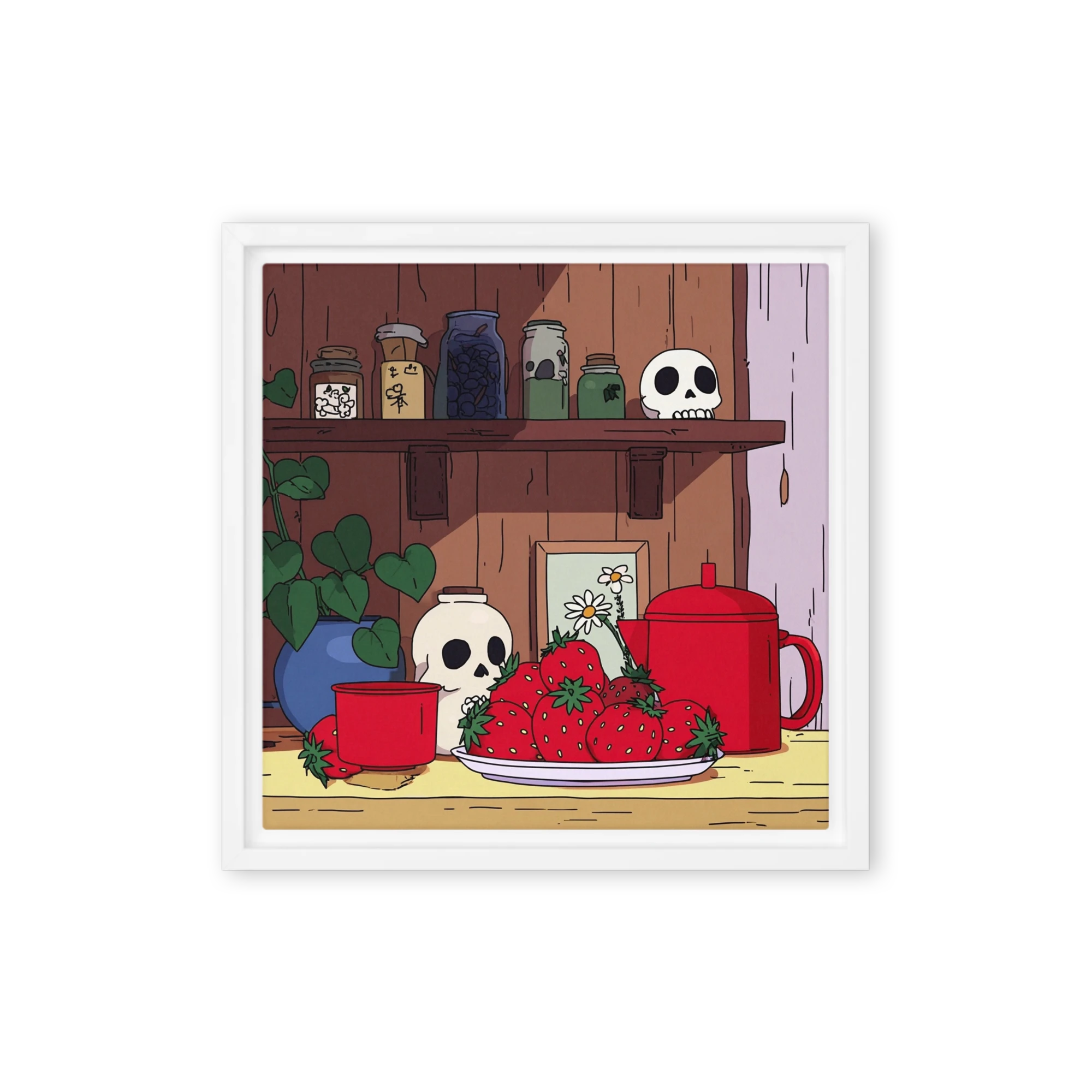 Strawberries and Skulls