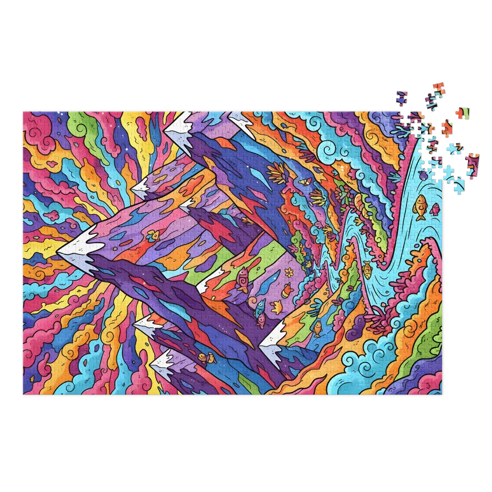 Rainbow Mountain Dream | Jigsaw Puzzles