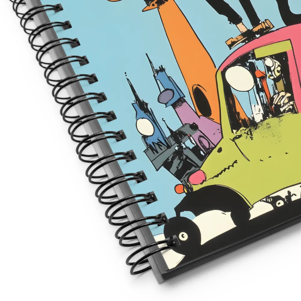 Fantastical Vehicle Adventure 
 Spiral Notebook | 140 pages
