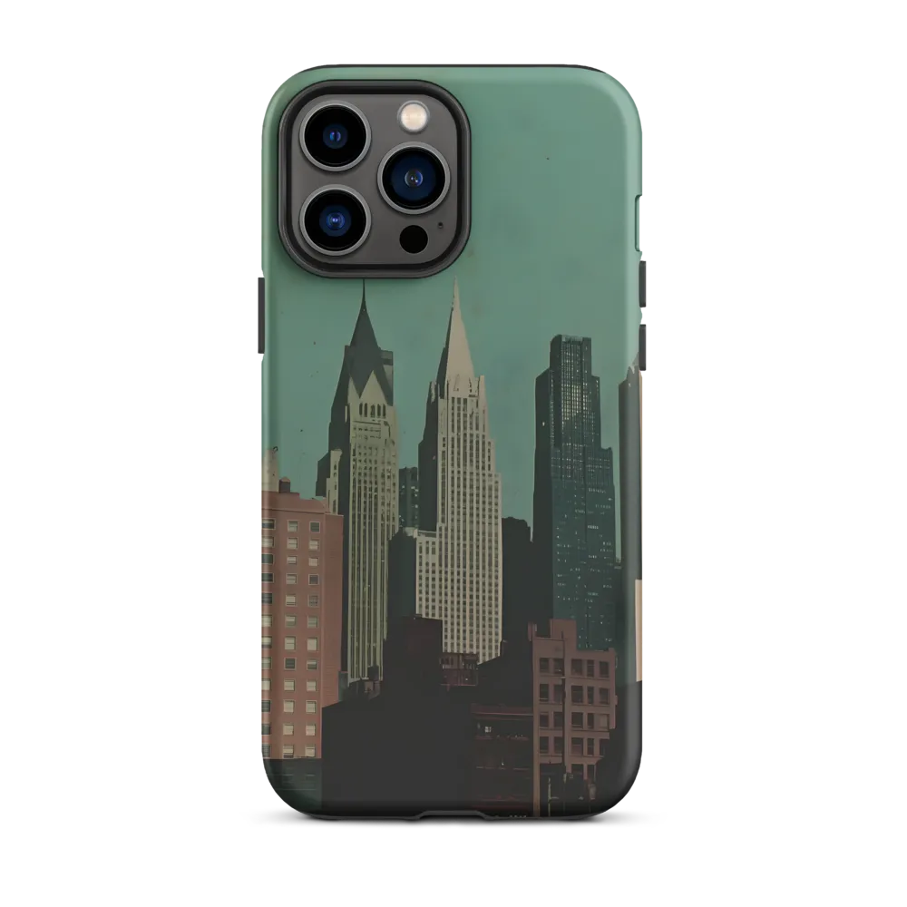Cityscape with Skyscrapers | Phone Case
