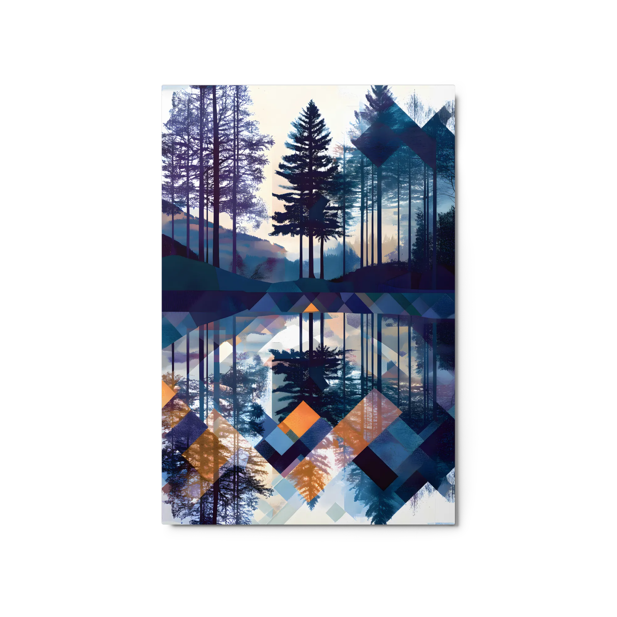 Riflesso Geometrico della Foresta