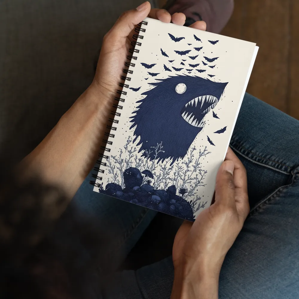 The Ascent of the Nocturnal Beast 
 Spiral Notebook | 140 pages