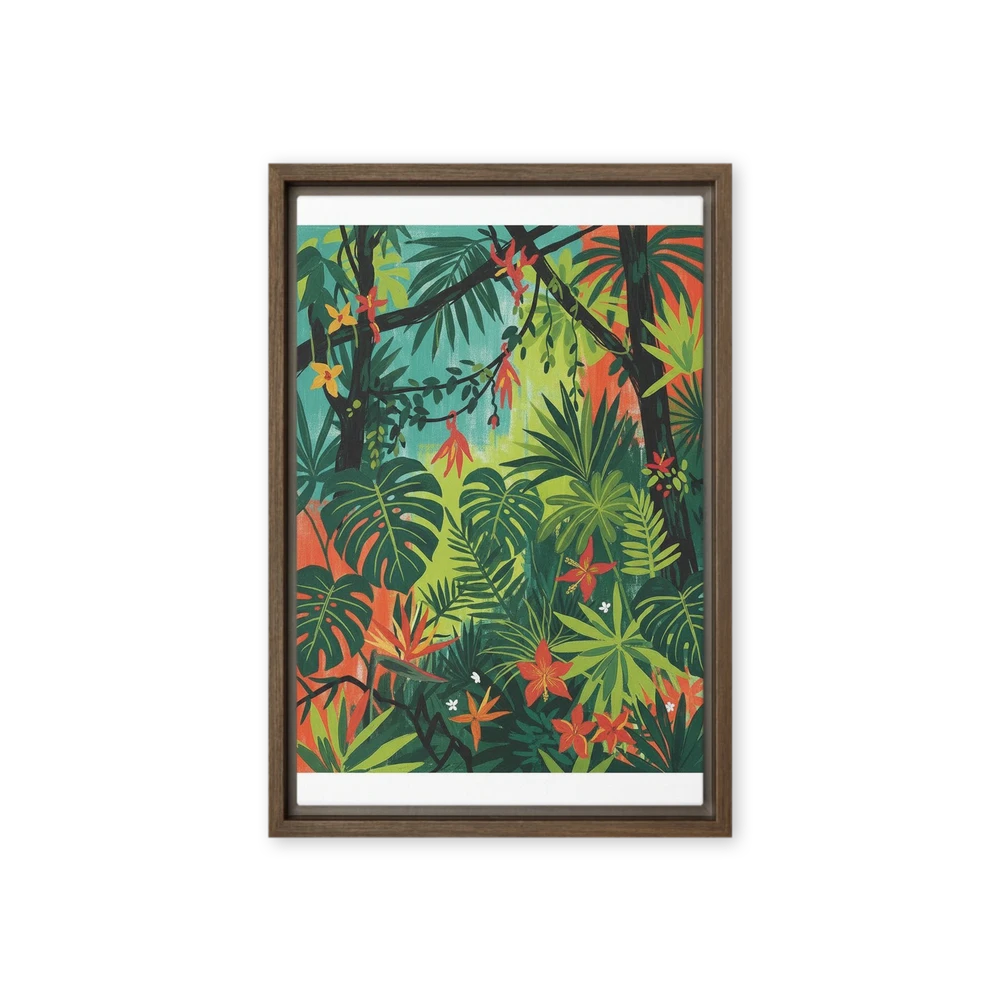 Vibrant Jungle Canopy | Art Print
