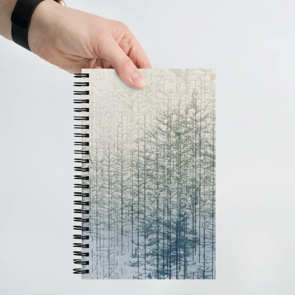 Winter's Abstract Canopy 
 Spiral Notebook | 140 pages