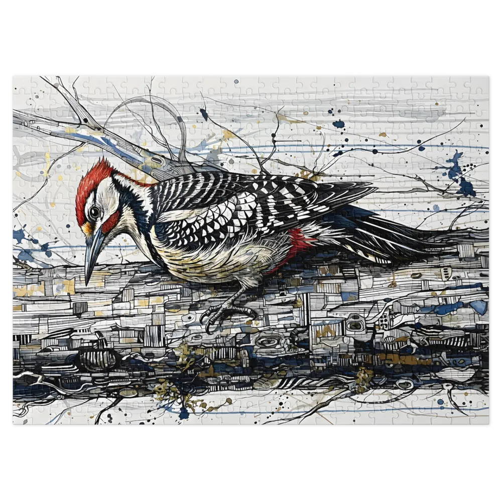 Woodpecker Study | Jigsaw Puzzles