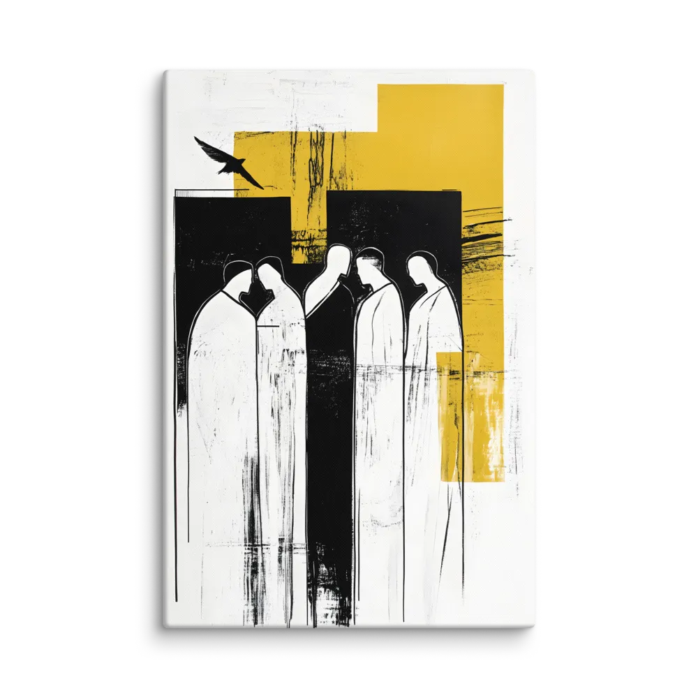 Flight of Contemplation 
 Canvas with Black Frame