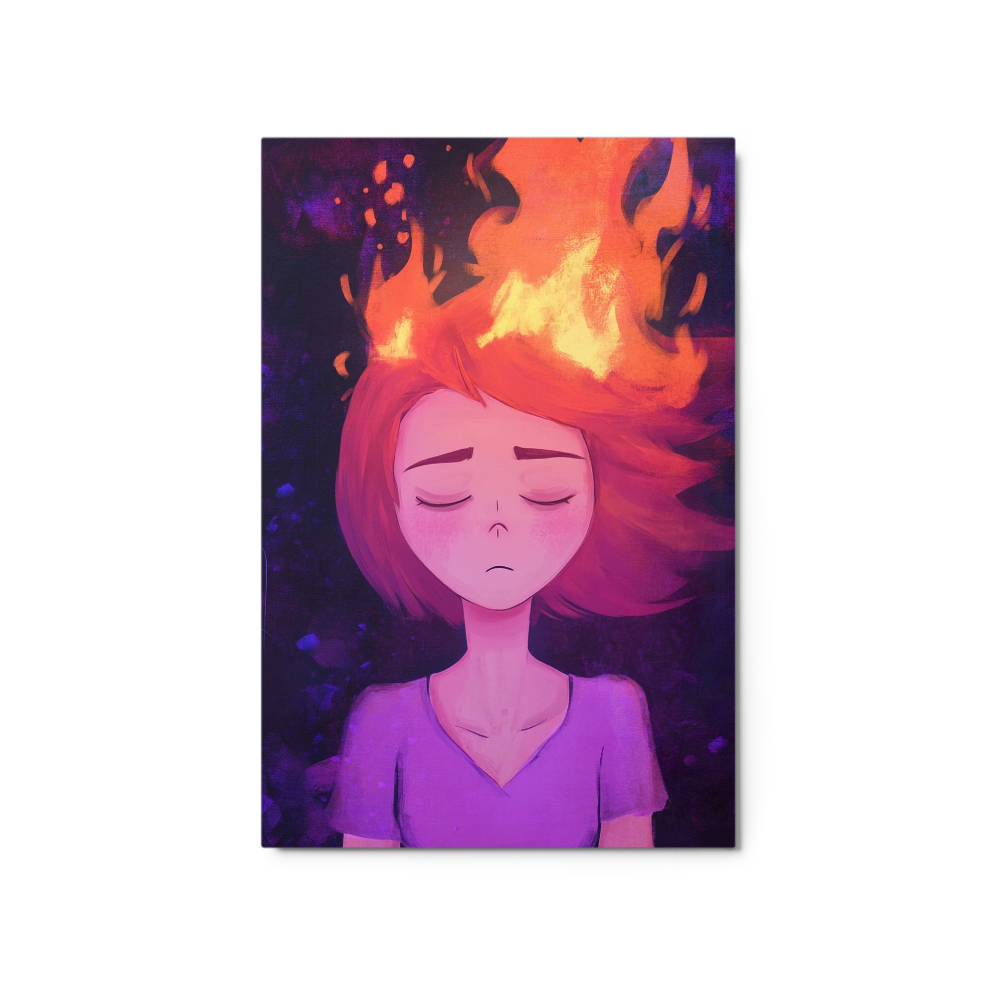 Girl with Fiery Hair