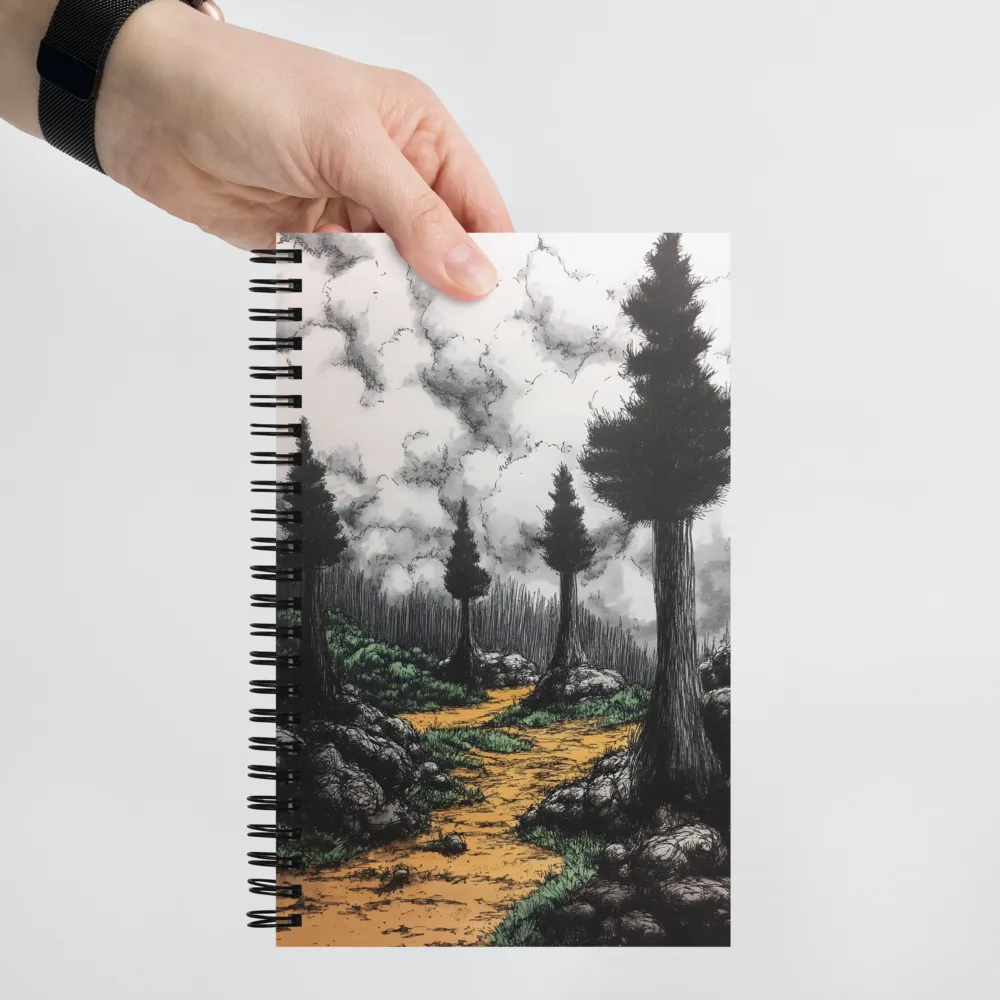Whispers of the Forest Path 
 Spiral Notebook | 140 pages