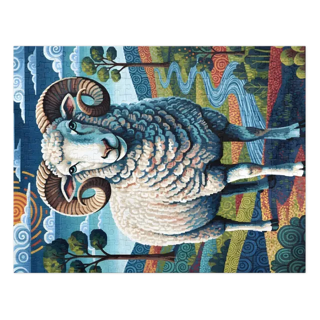 Patterned Ram | Jigsaw Puzzles