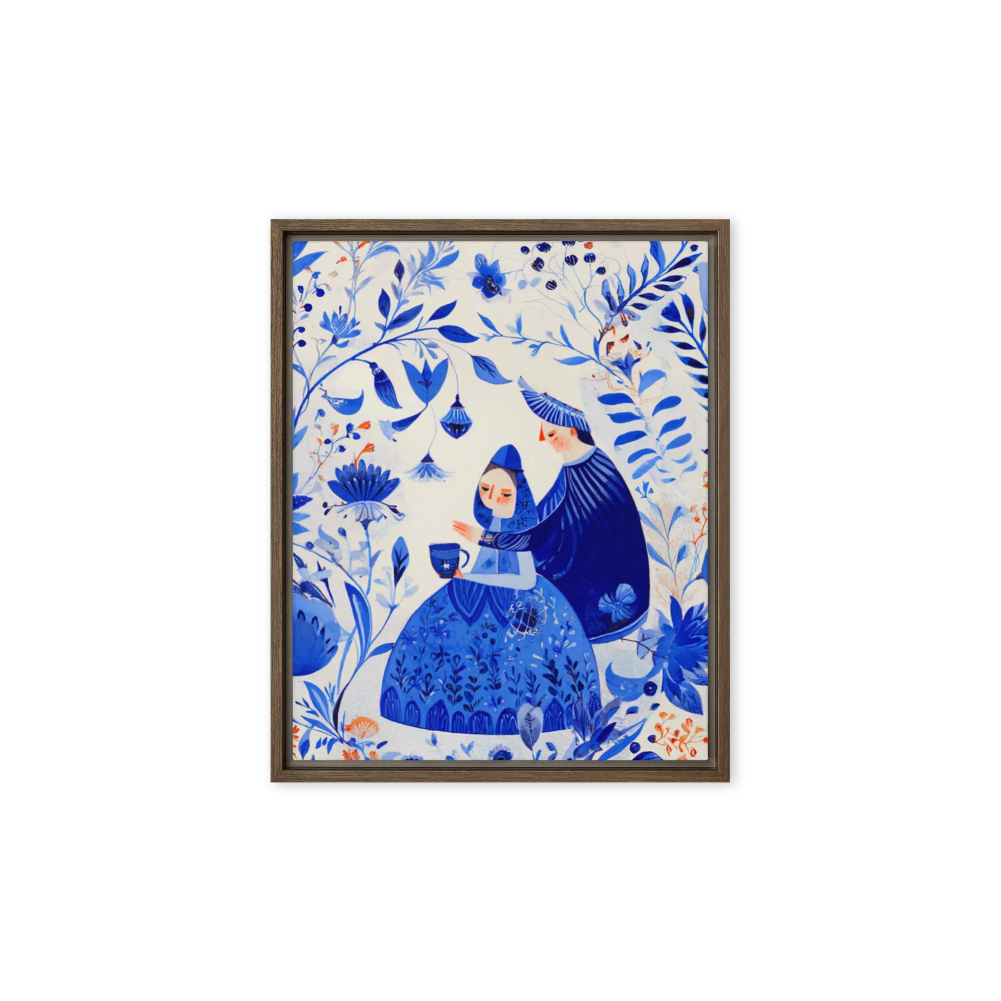 Folkloric Floral Embrace