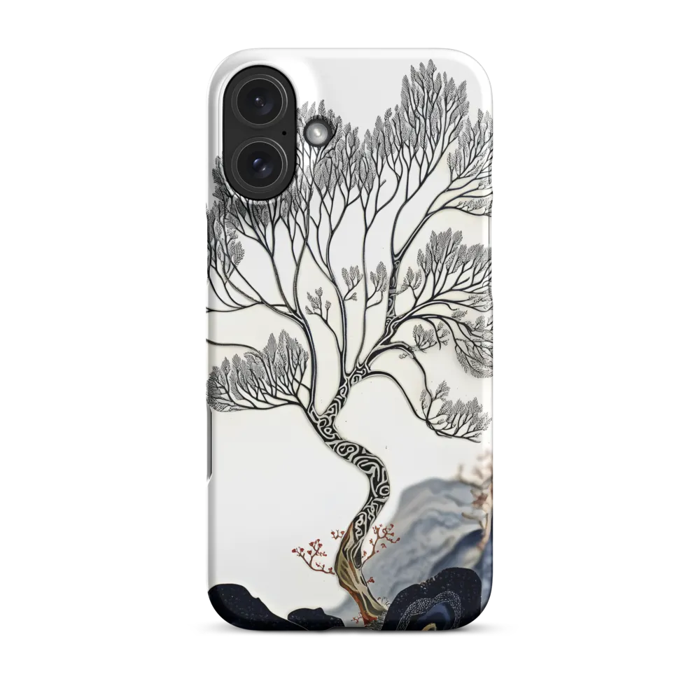 Intricate Line Art Tree Design | Phone Case